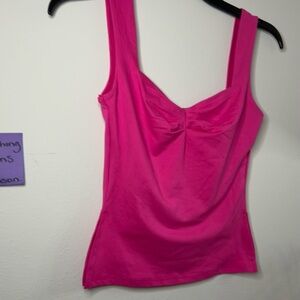 Pink Sleeveless Top